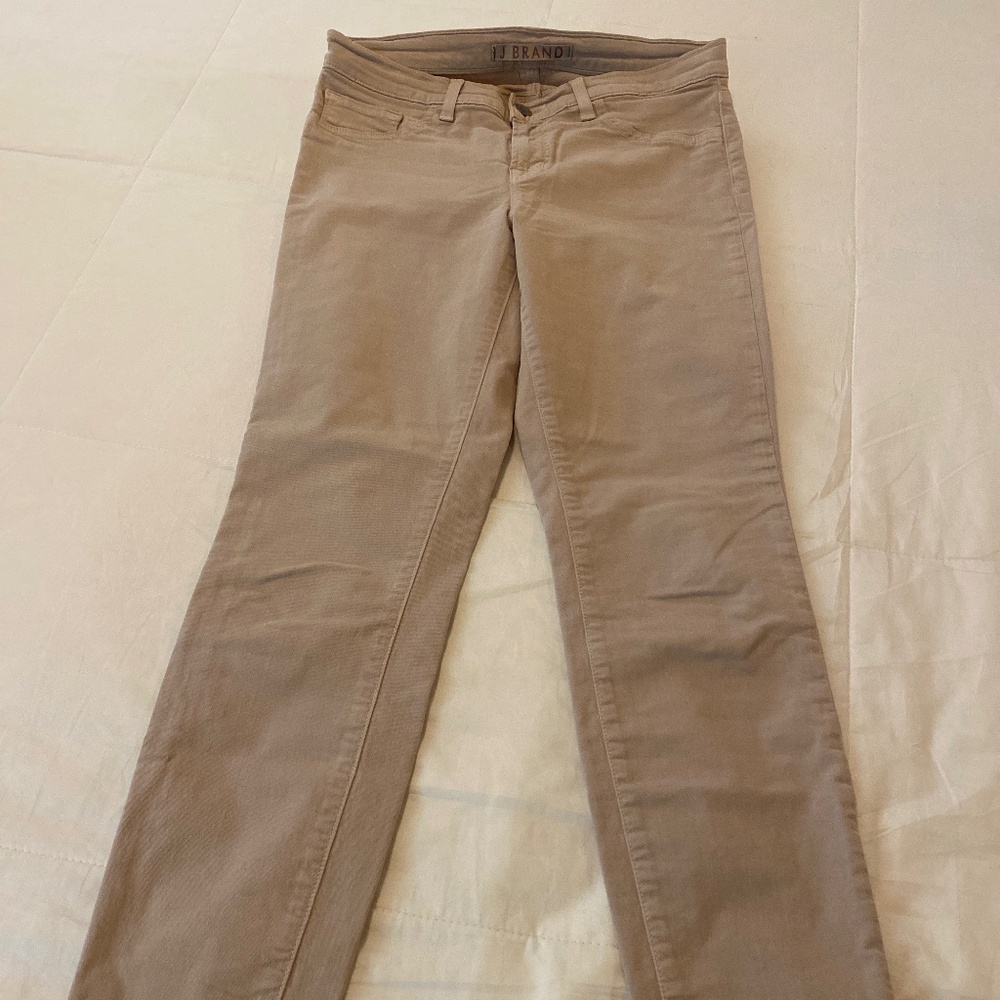 J Brand capri pants in “nude” color